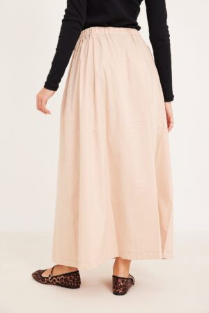 חצאית מקסי קרם