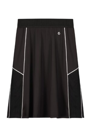 רצועת אימון שחורה עם פסים לבנים, נוח ללבוש, אופנה נוחה, תלבושת ספורט אורדמן.