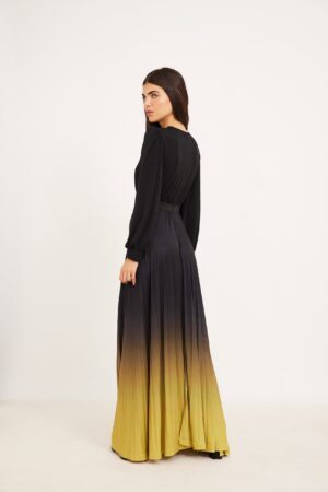 שמלת אומברה צהובה