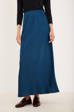 חצאית סאטן פטרול