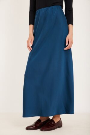 חצאית סאטן פטרול