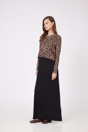 כותנת פרינט מנומר