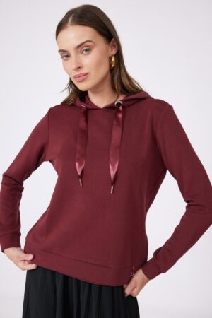 חולצת הנקה קלאסית בורדו