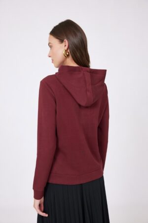 חולצת הנקה קלאסית בורדו