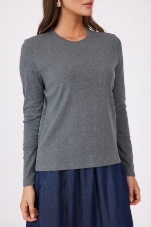 חולצת בייסיק אפור