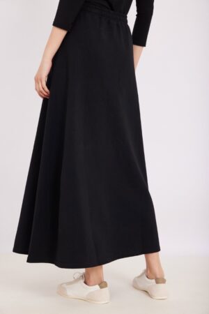 חצאית קשירה שחורה