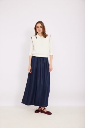 חצאית ג'ינס כיווצים