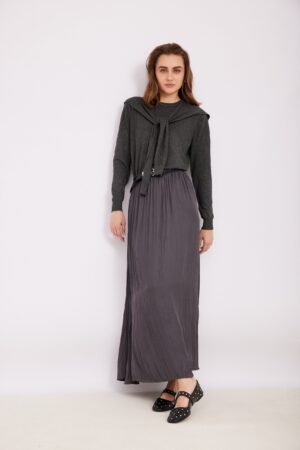 חולצת קשר אפור