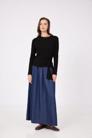 חולצת קשירה שחור