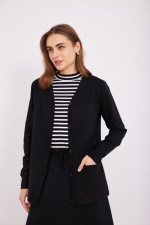 קרדיגן בלייזר שחור