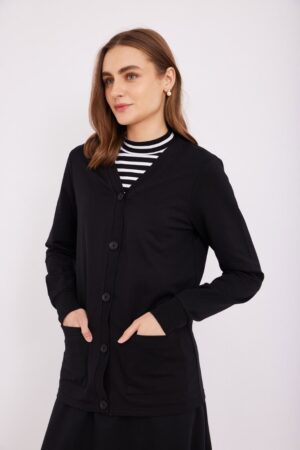 קרדיגן בלייזר שחור