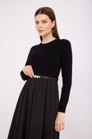 שמלת בלון שחורה