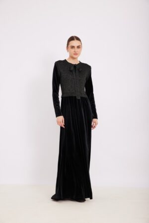 שמלת קטיפה ואפודת לורקס