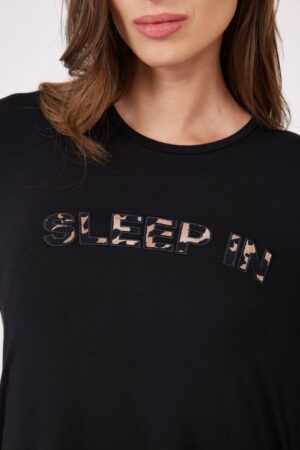 כותנת הנקה SLEEP IN שחורה