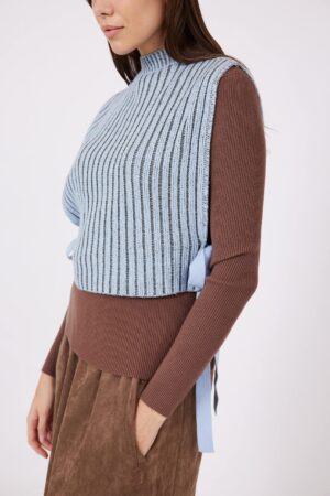 אפודה סריג אינדיגו